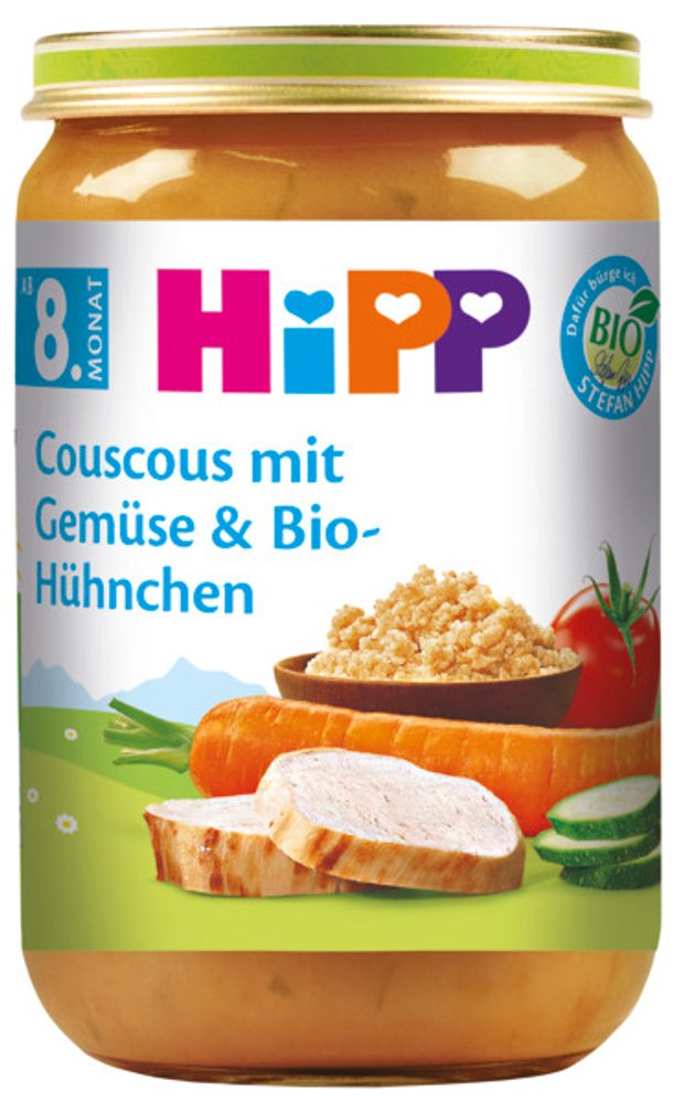 HiPP BIO Kuskus se zeleninou a kuřecím masem