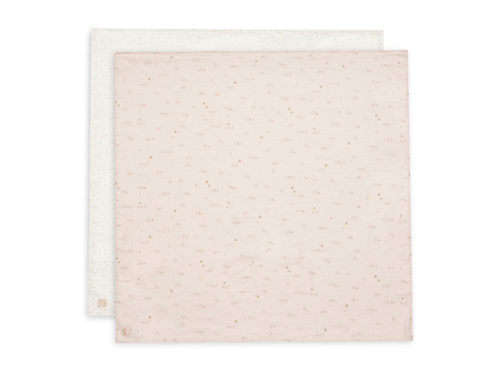 Jollein Pleny zavinovací 2ks 115x115 cm Pretty Picnic