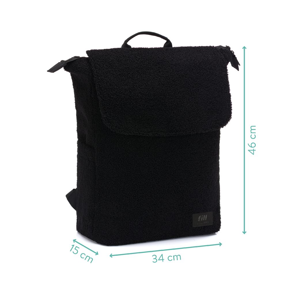 Fillikid Batoh na pleny Teddy black (obrázek 12)