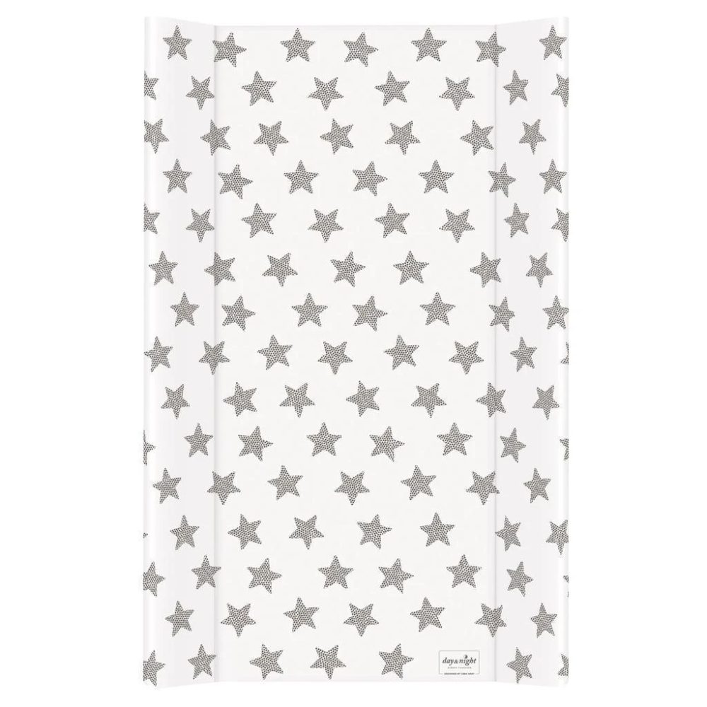 CEBA Podložka přebalovací 2-hranná s pevnou deskou (50x80) Comfort Day&Night Hvězdičky