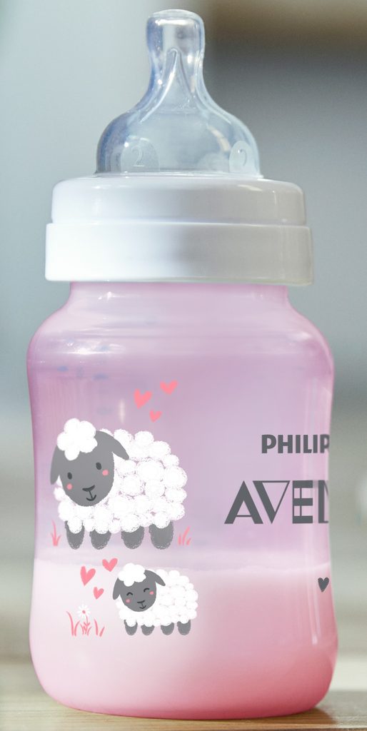 Philips AVENT Lahev Anti-colic 260ml růžová ovečka - Avent - Kojenecké lahve  - Malvík.cz