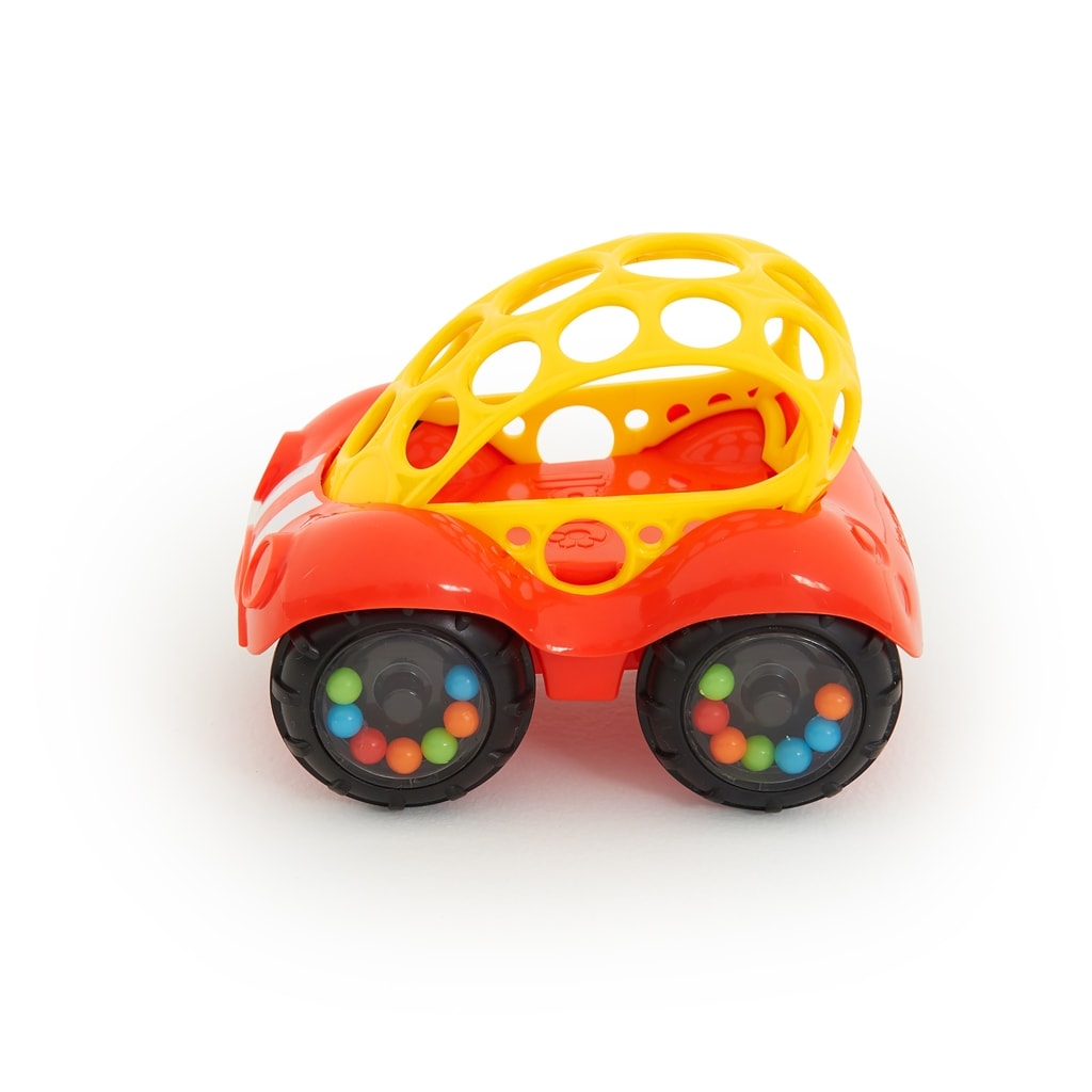 Oball Hračka autíčko Rattle & Roll Oball™ červeno/žluté 3m+ - Oball -  Jezdící hračky - Malvík.cz