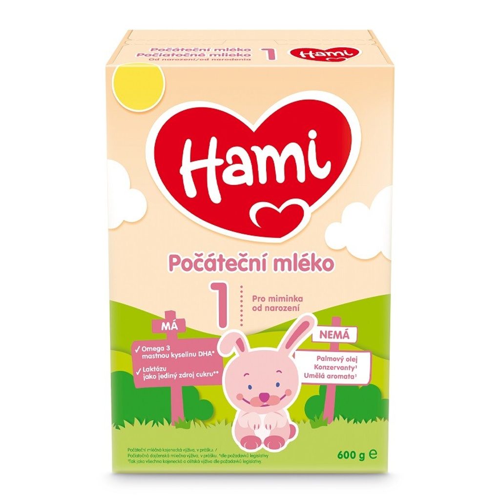 Hami 1 Počáteční mléko 600g - Hami - Kojenecká mléka - Malvík.cz
