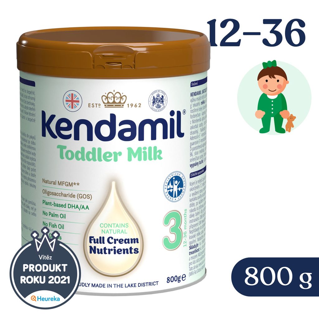 Kendamil batolecí mléko 3 (800 g) DHA+ - Kendamil - Kojenecká mléka -  Malvík.cz