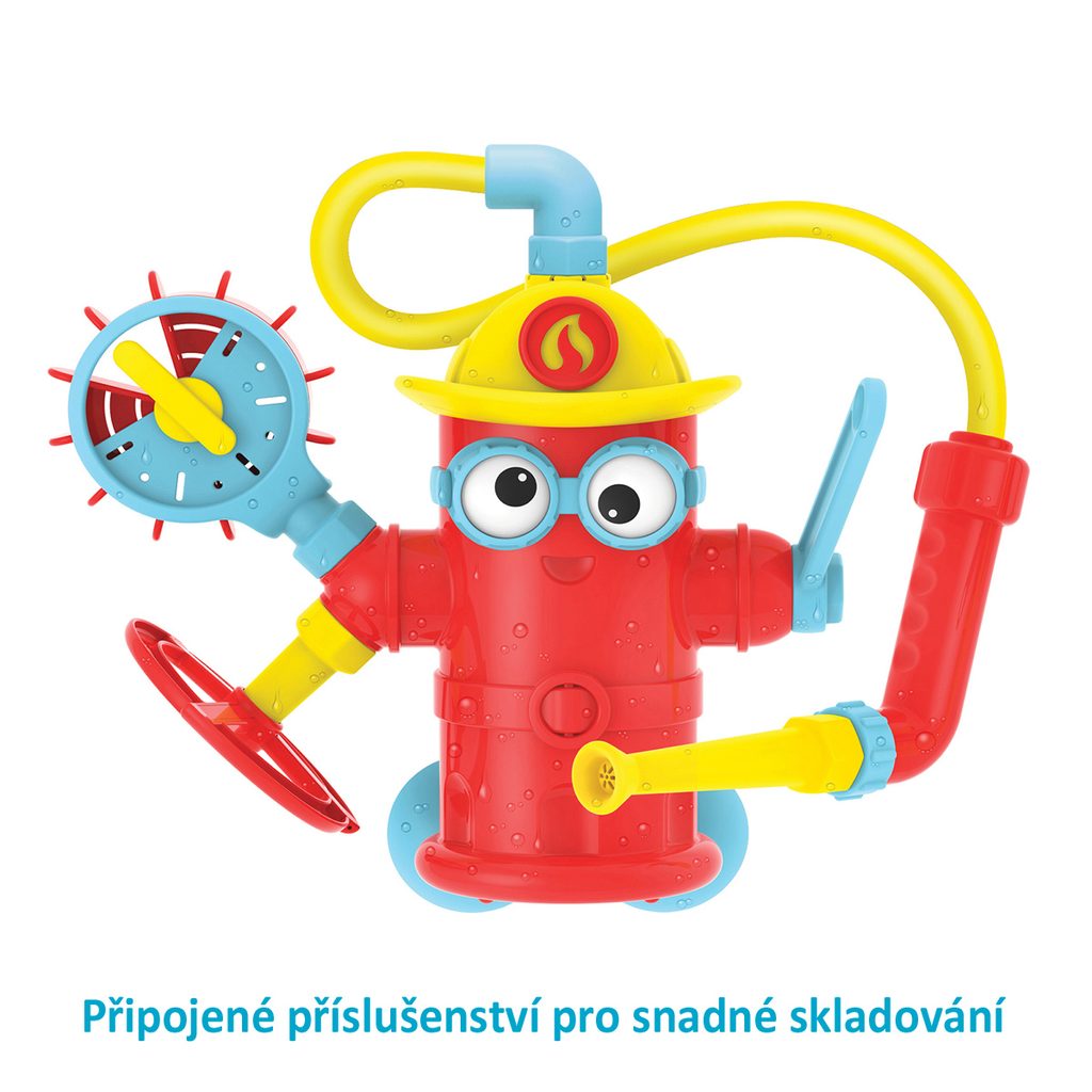 Yookidoo Požární hydrant Freddy - Yookidoo - Hračky do vany - Malvík.cz