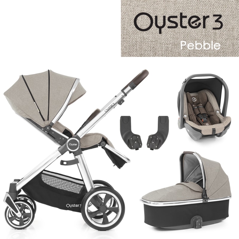 Oyster 3 základní set 4v1 Pebble 2021 - BabyStyle / EGG / Oyster - Kočíky  kombinácie - Malvík.sk - kočárky pro malé i větší