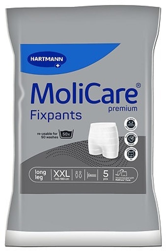 HARTMANN Fixační kalhotky MoliCare Premium FIXPANTS XXL 5 ks - HARTMANN -  Poporodní kalhotky - Malvík.cz