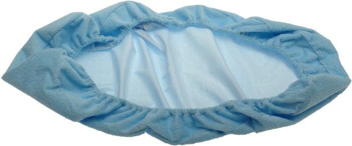 Kaarsgaren Nepropustné prostěradlo 41 x 90 cm modré froté bavlna