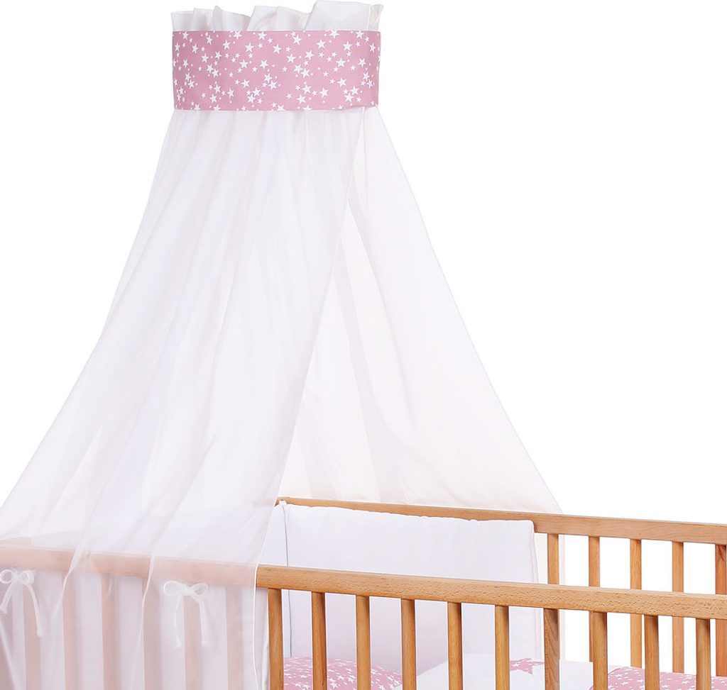 tobi® babybay® Canopy Piqué with ribbon pro dětskou postel - tobi®  Kindermöbel - Nebesa nad postýlku - Malvík.cz