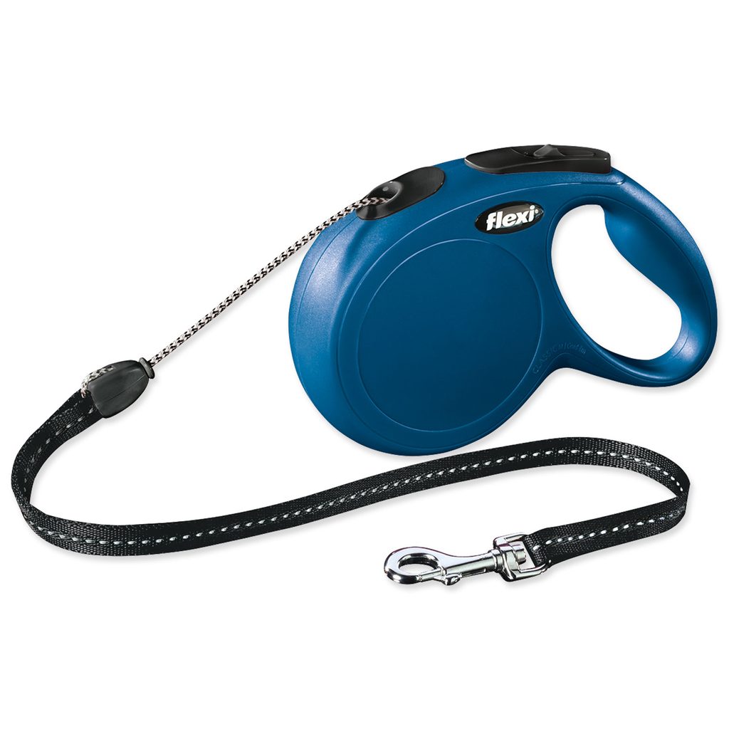 Vodítko FLEXI Classic New lanko modré M - 8 m - Flexi - Samonavíjecí vodítka  pro psy - Malvík.sk - kočárky pro malé i větší