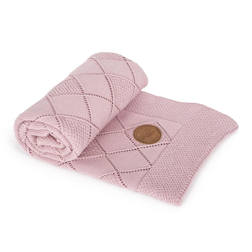 Ceba Baby Pletená deka v dárkovém balení (90x90) Rýžový vzor - Ceba Baby -  Dětské deky pro miminka - Malvík.cz