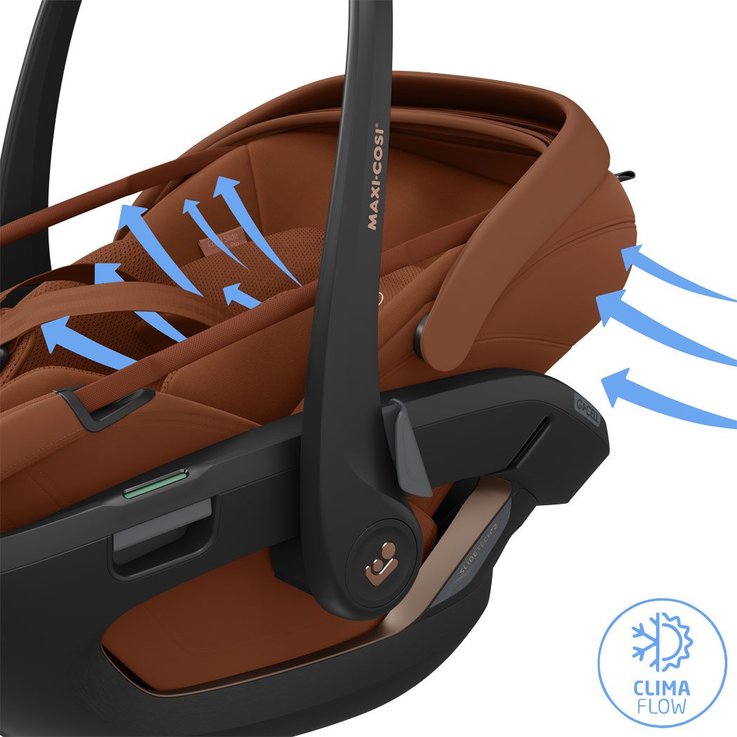 Maxi-Cosi Coral Slide Pro - ClimaFlow a stříška