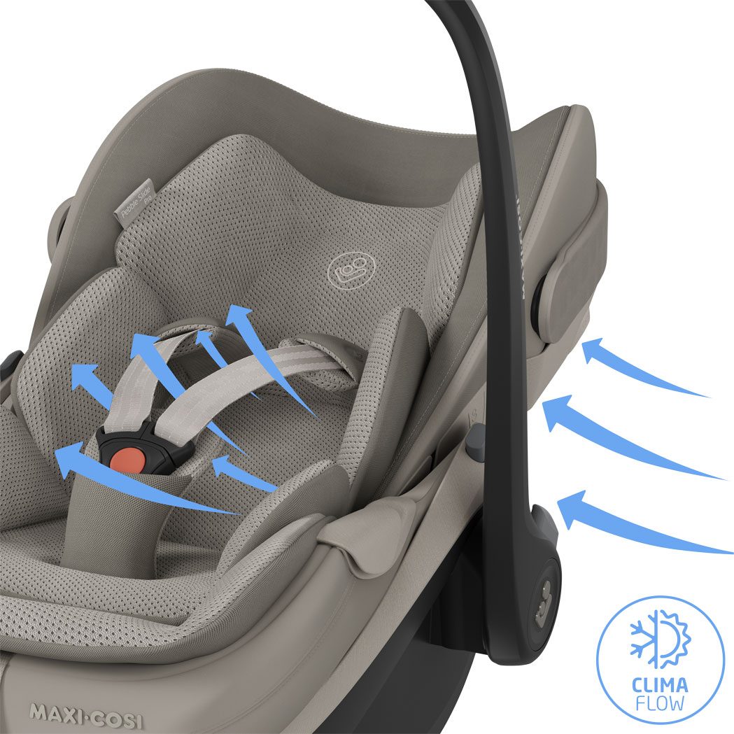 Maxi-Cosi Pebble Slide Pro - Ventilace ClimaFlow