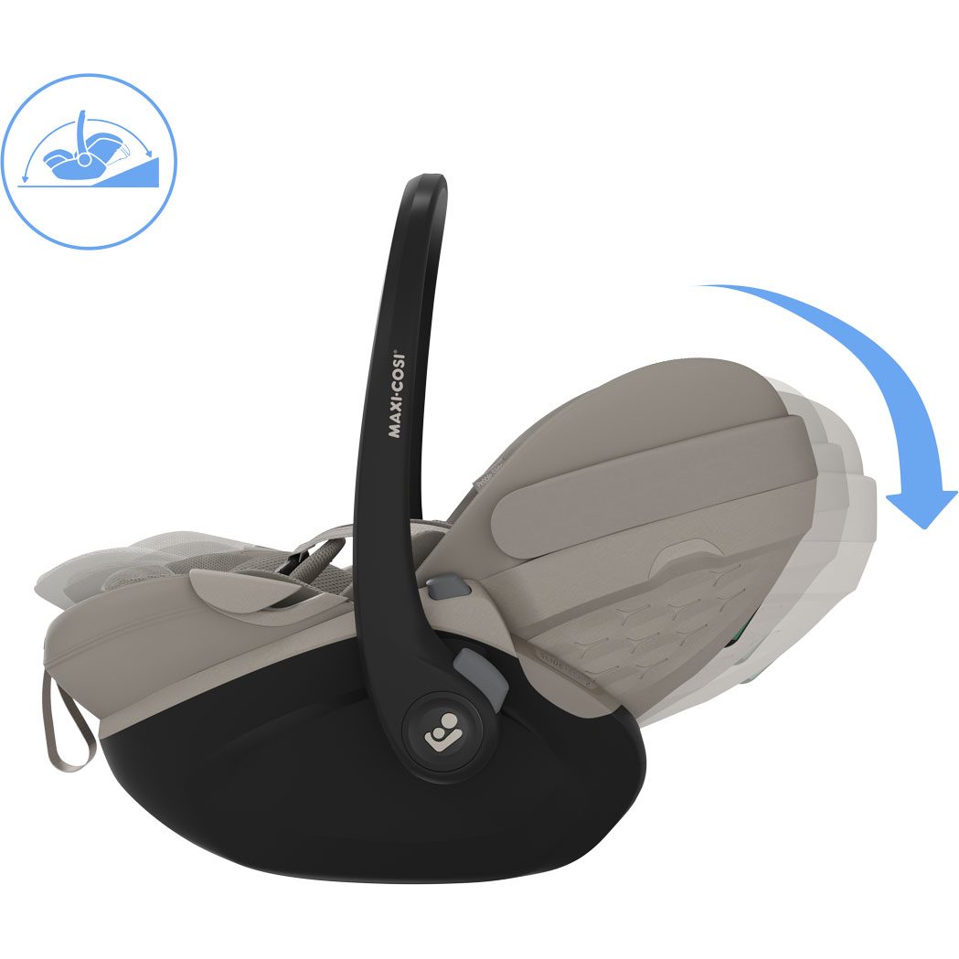 Maxi-Cosi Pebble Slide Pro - Možnost úplného lehu