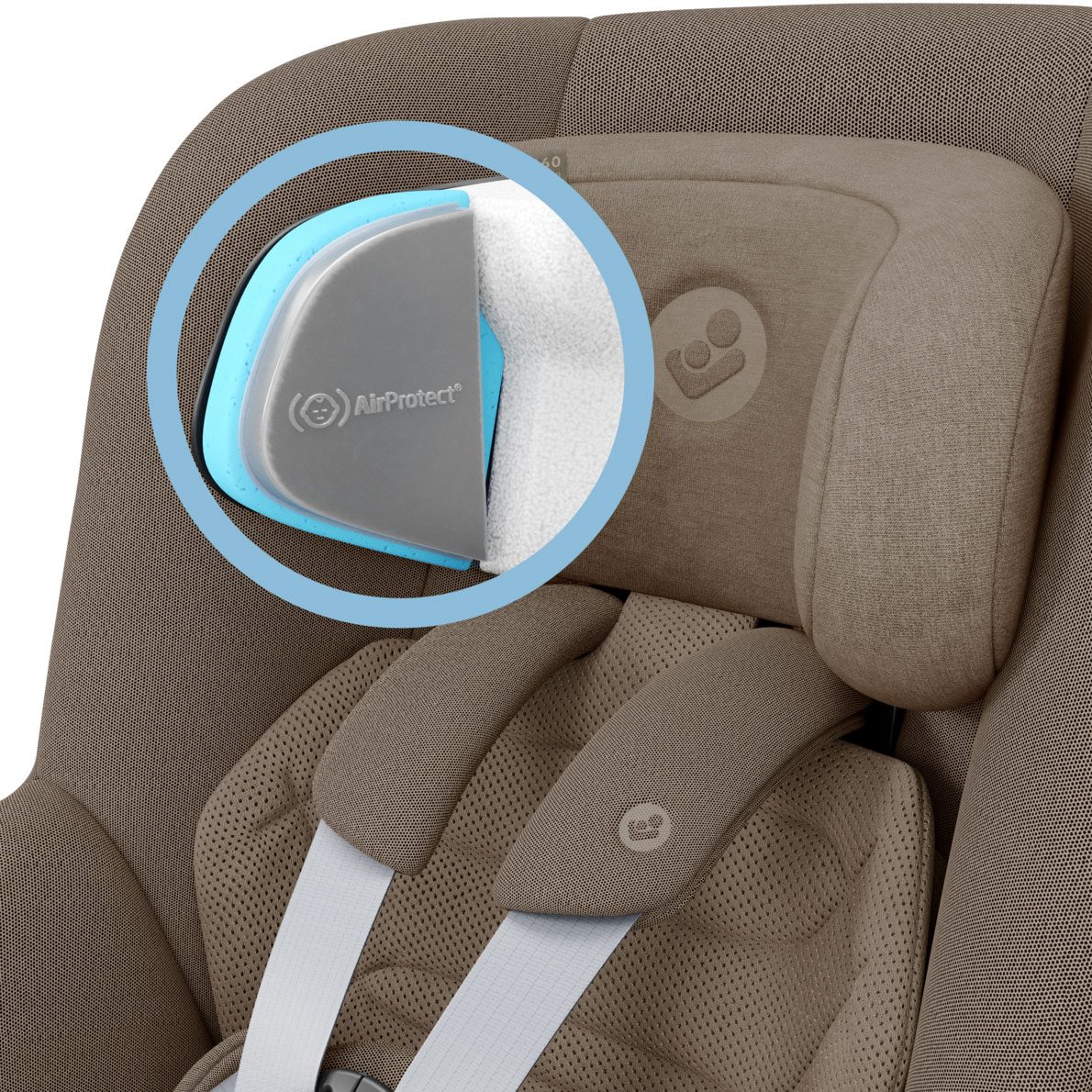 Maxi-Cosi Mica Slide Pro - patentovaná technologie AirProtect pro ochranu hlavičky