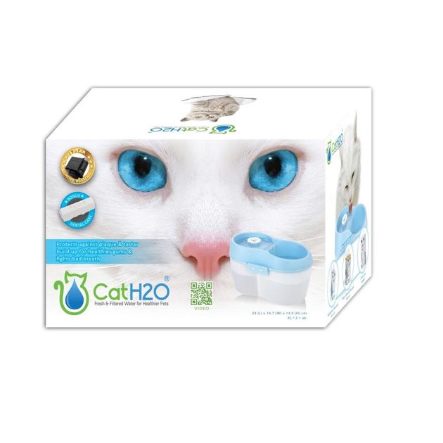 Cat H2O fontána pro kočky a malé psy, adaptér 12V - AKINU - Automatická  krmítka a fontánky - Malvík.cz