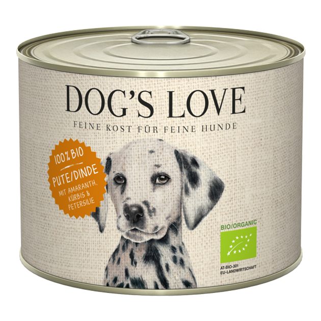 Dog's Love Bio Krocan konzerva 200g Dog's Love Konzervy pro psy