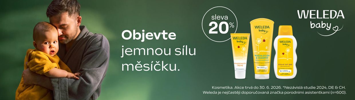 Weleda 20% sleva Baby&Mama