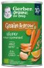 Gerber Organic křupky s mrkví a pomerančem 35g