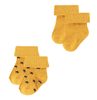 Noppies Socks (2 pairs) Levi Stars Honey Yellow