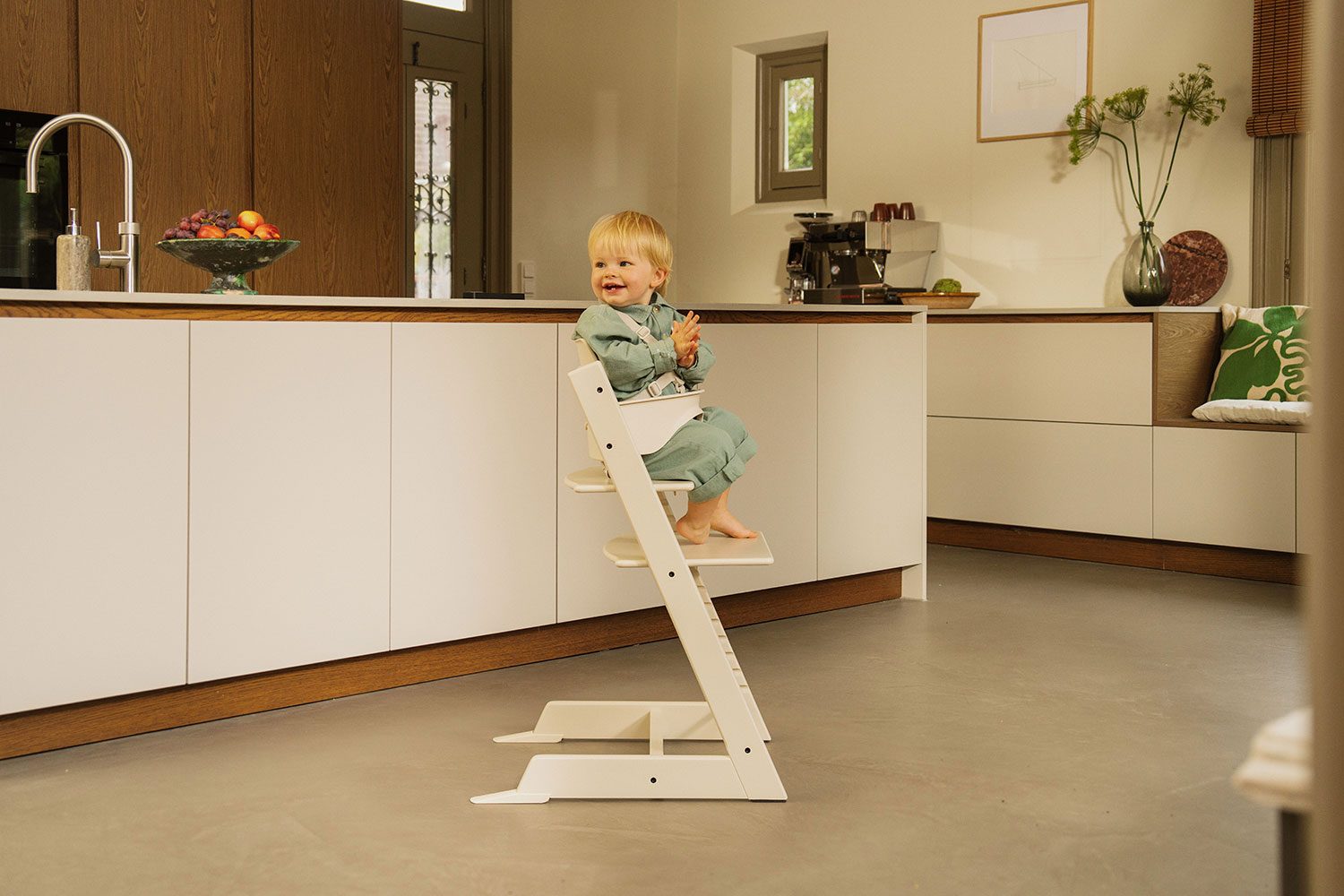 Stokke Tripp Trapp rostoucí jídelní židlička z masivního bukového dřeva – od 6 měsíců do dospělosti