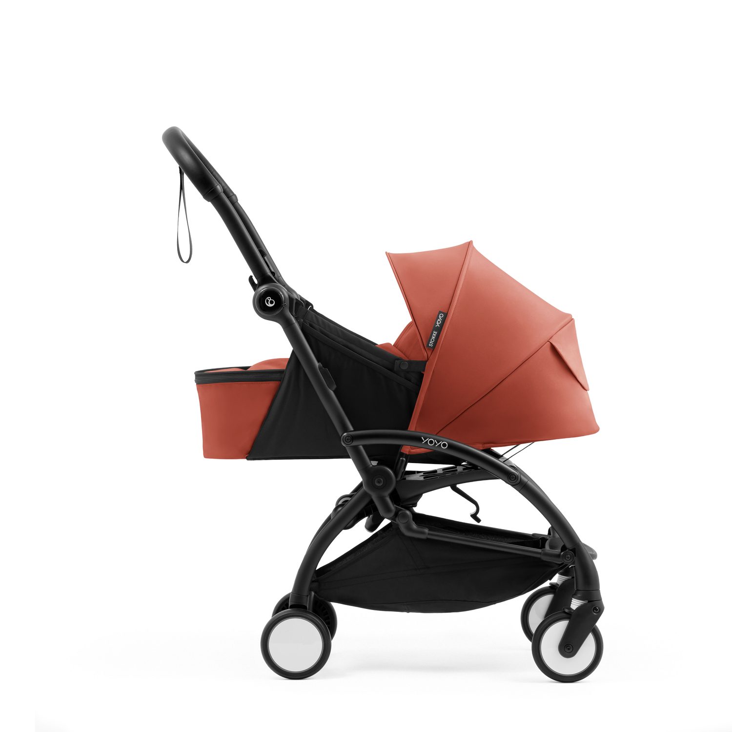 Stokke YOYO⁵ Newborn Pack - ergonomická poloha zcela vleže čelem k rodiči pro novorozence od narození
