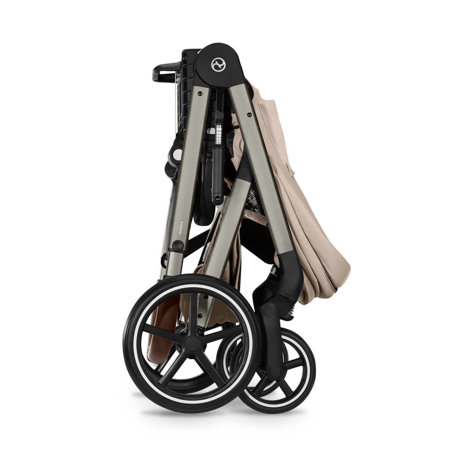 Cybex Balios S Lux - kompaktní skládání jednou rukou do samostatně stojícího tvaru