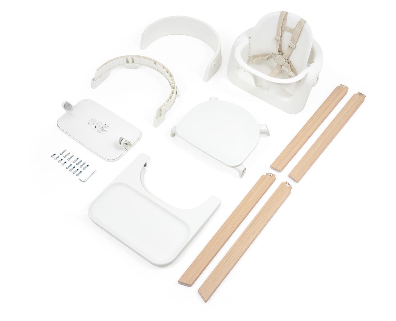 Stokke Steps baby set a jídelní tác součástí balení