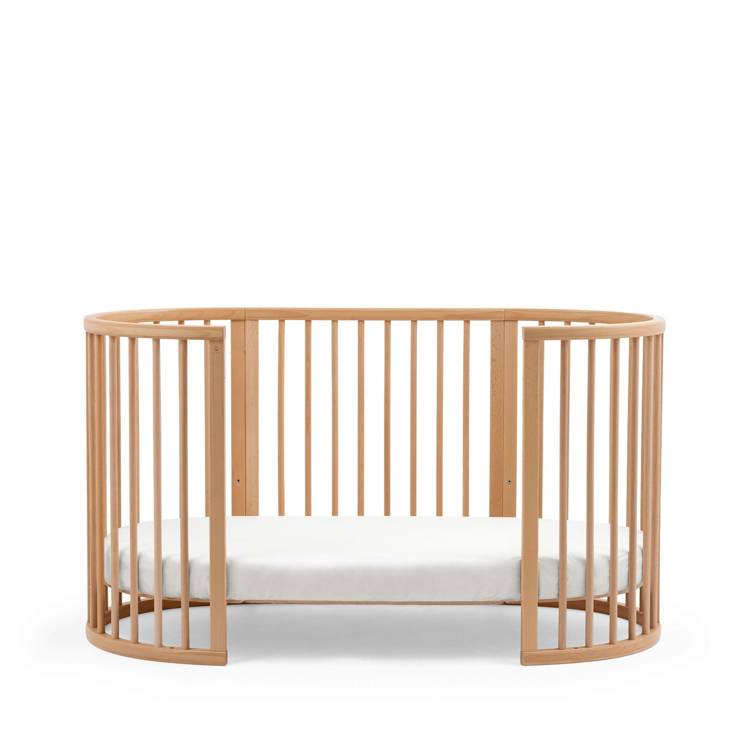 Stokke Sleepi postýlka - odnímatelné bočnice pro snadný přechod na dětskou postel