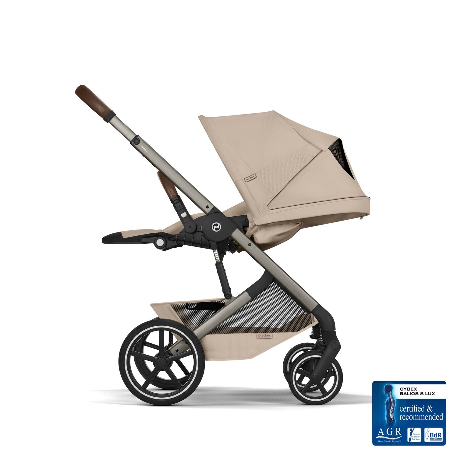 Cybex Balios S Lux - otočná sedačka s certifikací AGR šetrná k dětským zádům