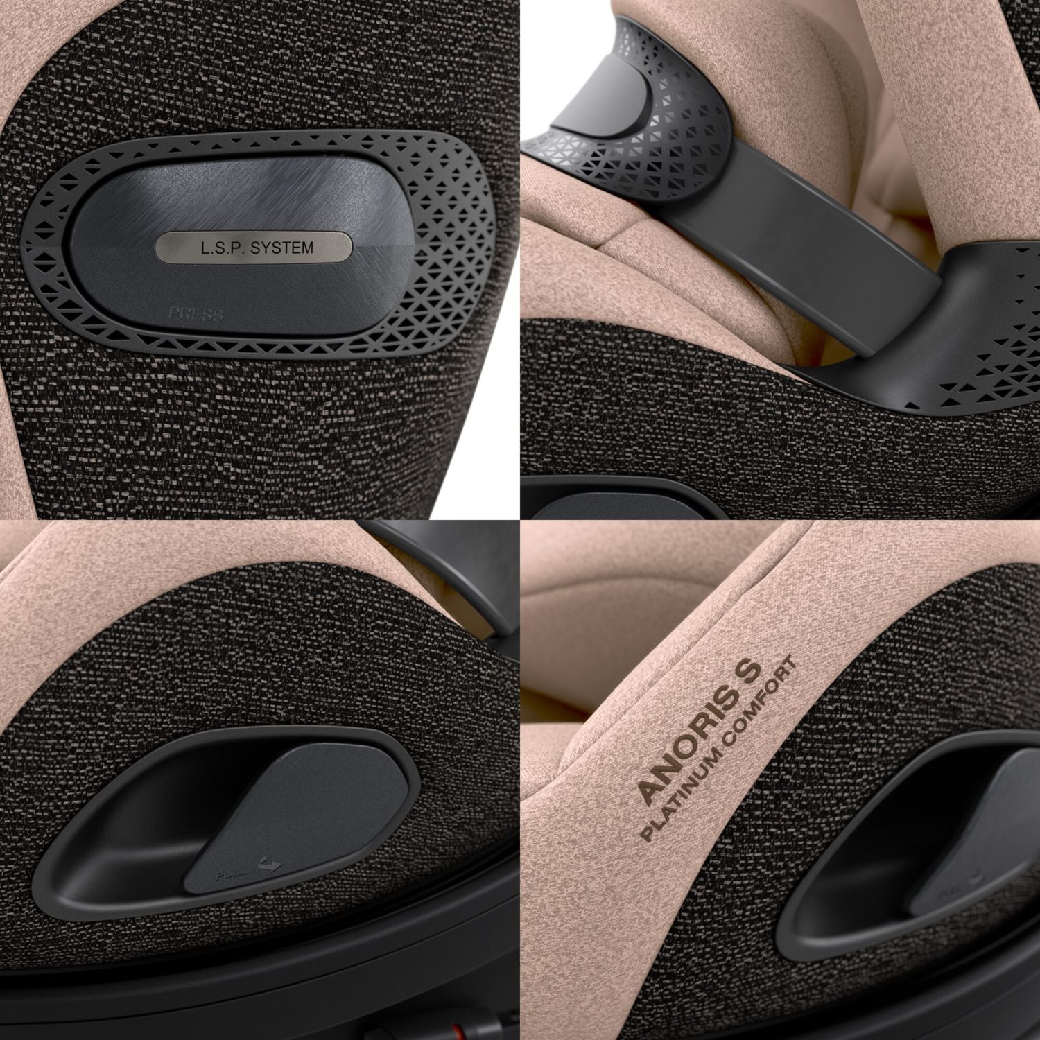 Cybex Anoris Si Comfort - bezpečné materiály bez škodlivých látek
