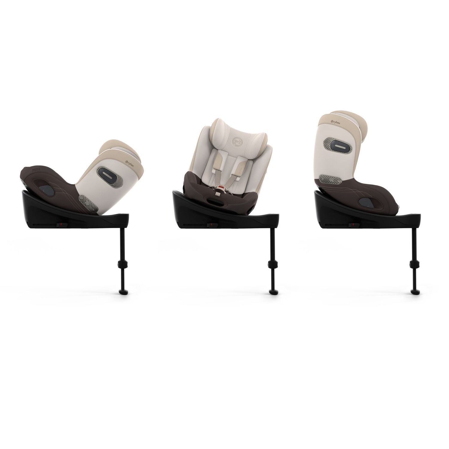 Otáčení autosedačky Cybex Sirona S o 360° jednou rukou