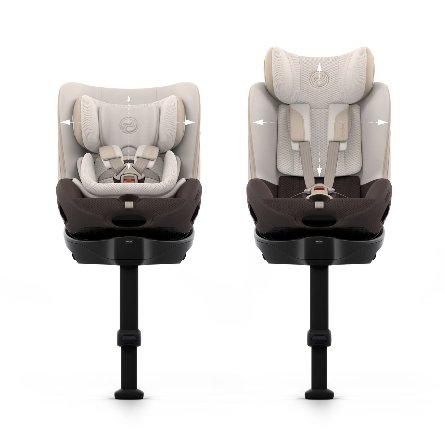 Cybex Sirona S Style - technologie GrowTech, nastavitelná opěrka hlavy
