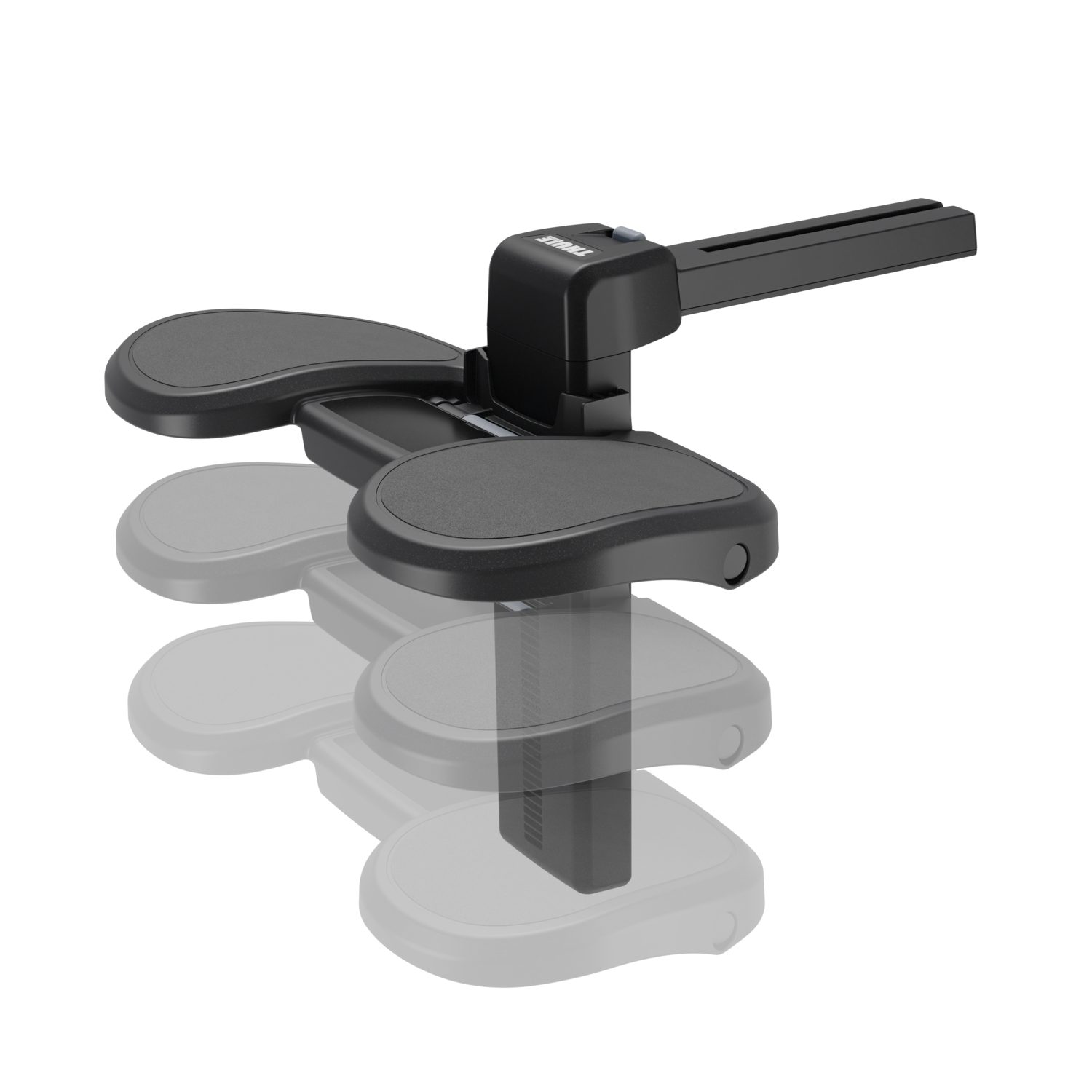 Thule Palm footrest – ergonomické nastavení výšky jednou rukou
