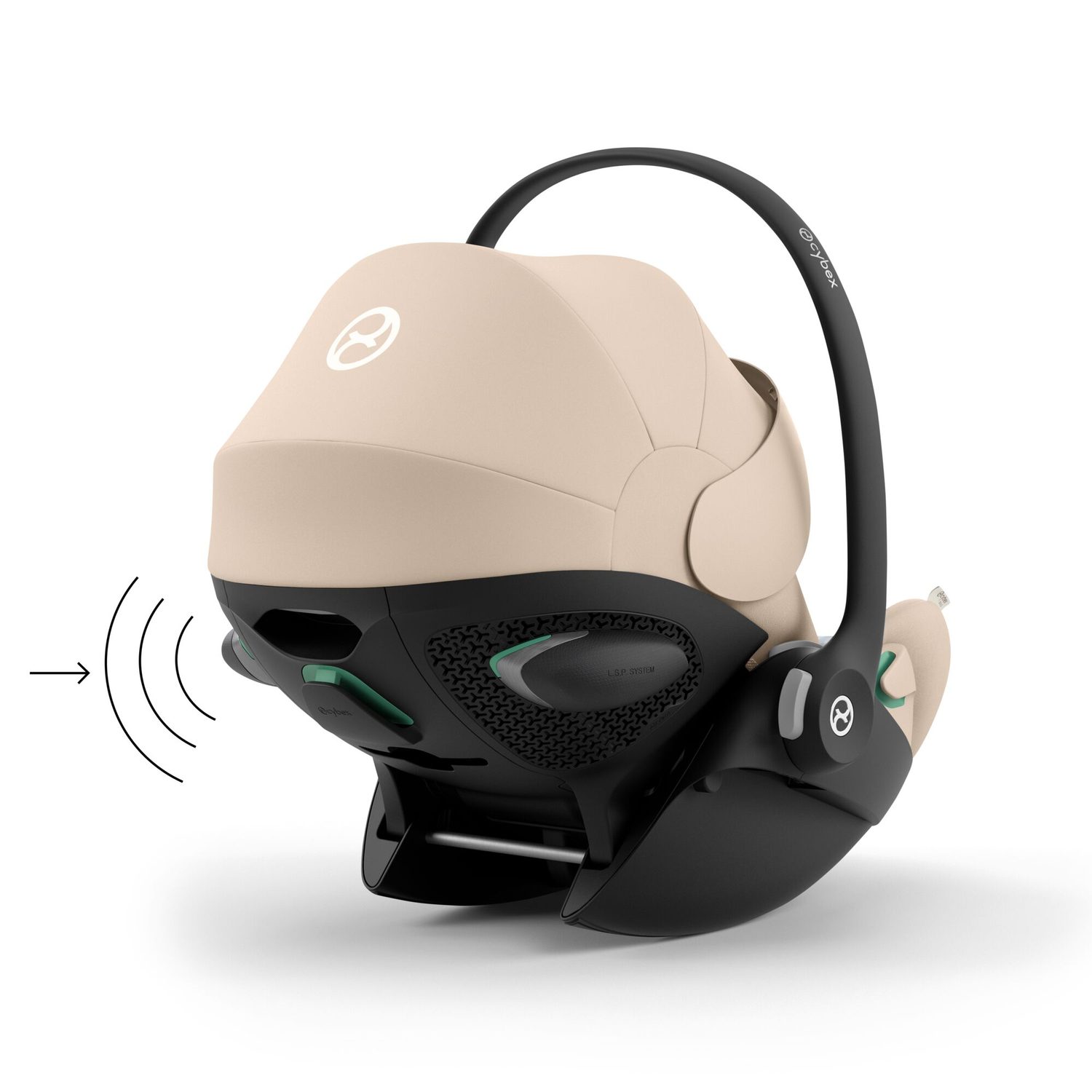Ochrana při bočním nárazu L.S.P. Cybex Cloud G3 i-Size – 15 % vyšší bezpečnost