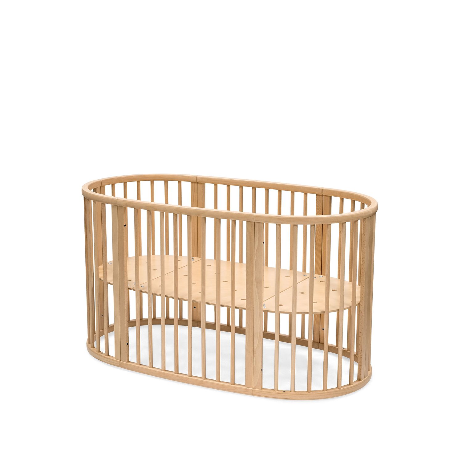 Stokke Sleepi postýlka - maximální cirkulace vzduchu díky tyčím a perforovanému dnu