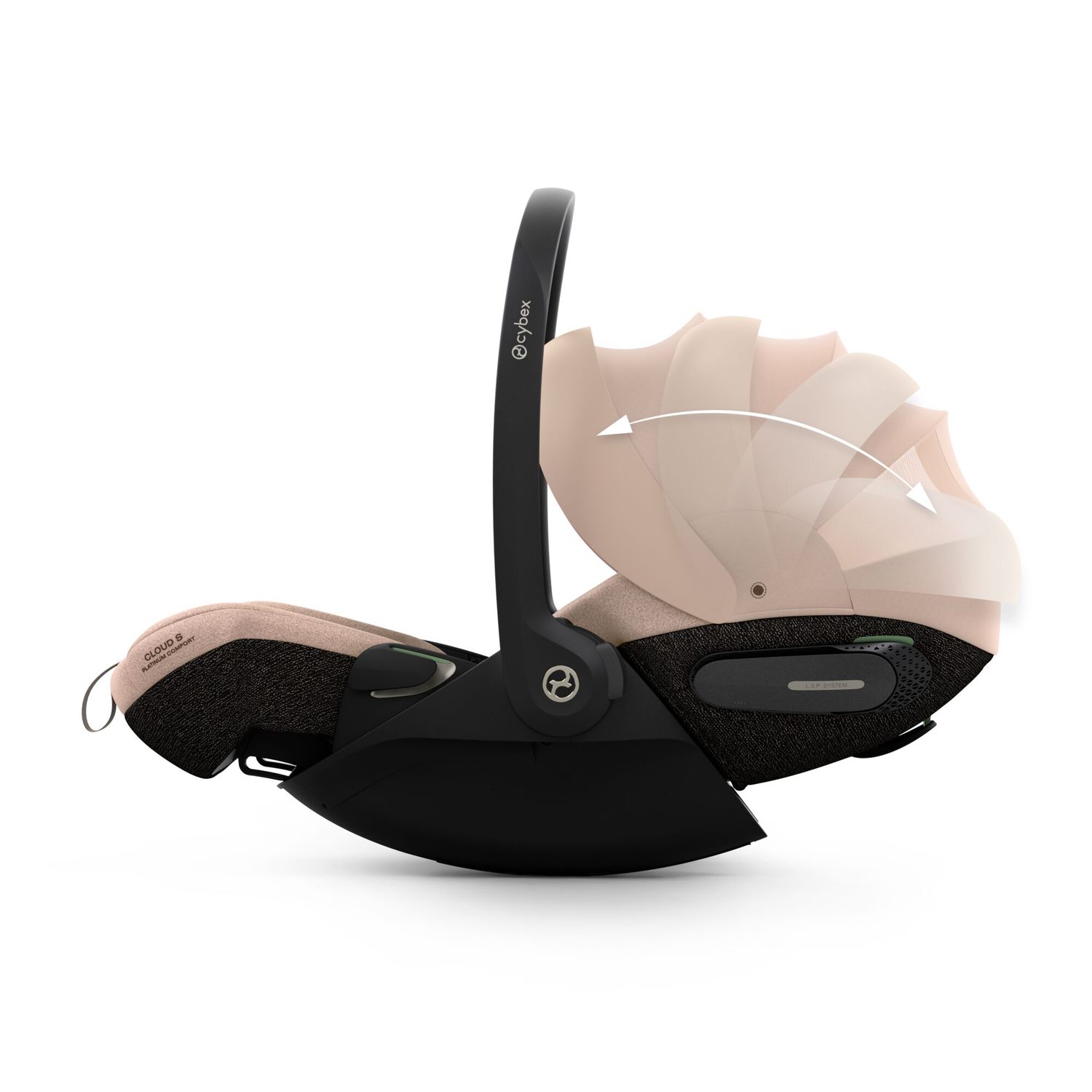 CYBEX Cloud S XXL sluneční stříška UPF50+ s mesh okénkem