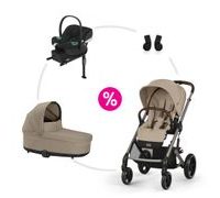 CYBEX SET BALIOS S LUX + KORBA + AUTOSEDAČKA + ZÁKLADNA + ADAPTÉRY 2025 - TROJKOMBINACE - KOČÁRKY A PŘÍSLUŠENSTVÍ