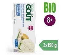 GOOD GOUT BIO TRESKA PESTRÁ S KVĚTÁKEM A BRAMBŮRKY 2X190G - MASO/ZELENINA - KRMENÍ