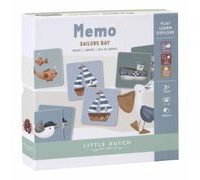 LITTLE DUTCH PEXESO PRO KLUKY - NÁMOŘNICKÝ ZÁLIV 40KS - MOTORICKÉ A HRY - PRO DĚTI