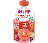 HIPP BIO SMOOTHIE JABLKO-BANÁN-ČERVENÉ OVOCE - KAPSIČKY - KRMENÍ