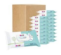 HIPP BABYSANFT ČISTÍCÍ VLHČENÉ UBROUSKY SOFT&PUR + VÍČKO 18X48 KS - VLHČENÉ UBROUSKY - PŘEBALOVÁNÍ