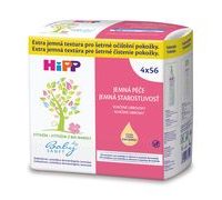 HIPP BABYSANFT ČISTÍCÍ VLHČENÉ UBROUSKY 4X56KS - VLHČENÉ UBROUSKY - PŘEBALOVÁNÍ