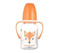 CANPOL BABIES LAHEV ÚZKOHRDLÁ S ÚCHYTY CUTE ANIMALS 120ML LIŠKA - KOJENECKÉ LAHVE - KRMENÍ