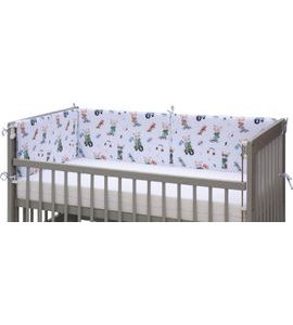 SCARLETT MANTINEL DO POSTÝLKY 4DÍLNÝ PEKO BÍLÁ 180X30CM - MANTINELY - SPINKÁNÍ