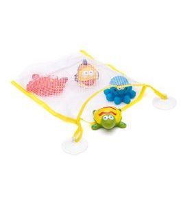 FILLIKID SÍŤKA + HRAČKY 4KS DO VANY - HRAČKY DO VANY - PRO DĚTI