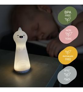 ZOPA SILIKONOVÉ LED NOČNÍ SVĚTLO S BATERKOU - NOČNÍ SVĚTLA - SPINKÁNÍ