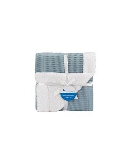 INTERBABY DEKA KOSTIČKY & BERÁNEK 80X110 - PETROLEJOVÁ - DĚTSKÉ DEKY PRO MIMINKA - SPINKÁNÍ