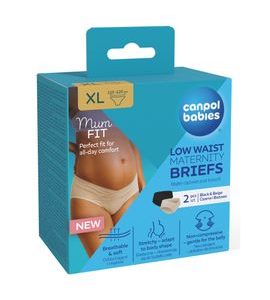 CANPOL BABIES TĚHOTENSKÉ KALHOTKY S NÍZKÝM PASEM MUMFIT XL 2KS - TĚHOTENSKÉ SPODNÍ PRÁDLO - PRO MAMINKY