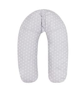 FILLIKID KOJÍCÍ POLŠTÁŘ LUXE 190 CM CUBE GREY - KOJÍCÍ POLŠTÁŘE - KRMENÍ